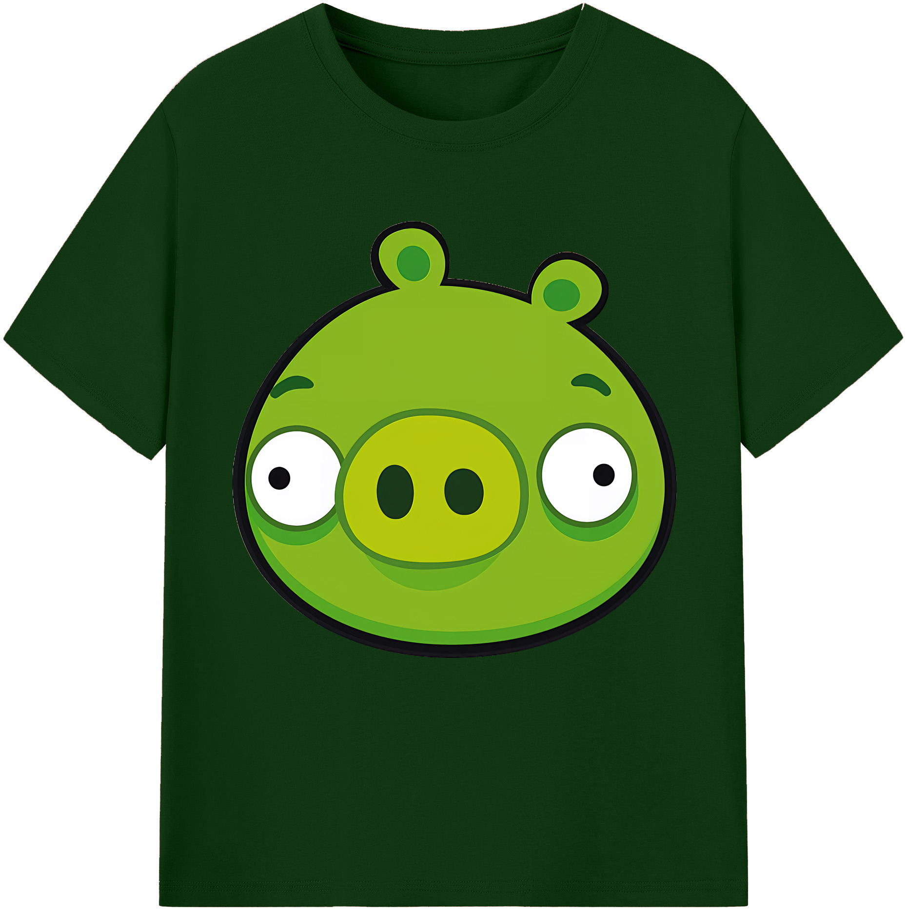 （画像用） Angry Birds アングリーバード 綿100％半袖Tシャツ（フロントプリント）